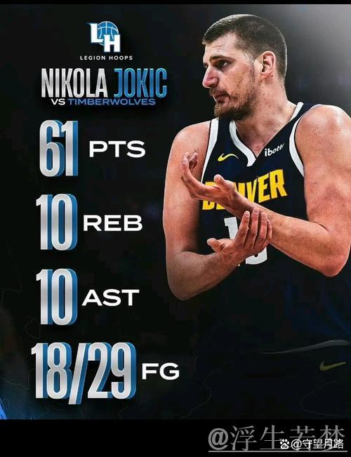 约基奇61分三双无力回天 掘金负于森林狼 约基奇61分三双无力回天 掘金负于森林狼